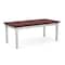 Lesro Lenox Steel Coffee Table, Chelsea Mahogany LS0840 - alternate 2